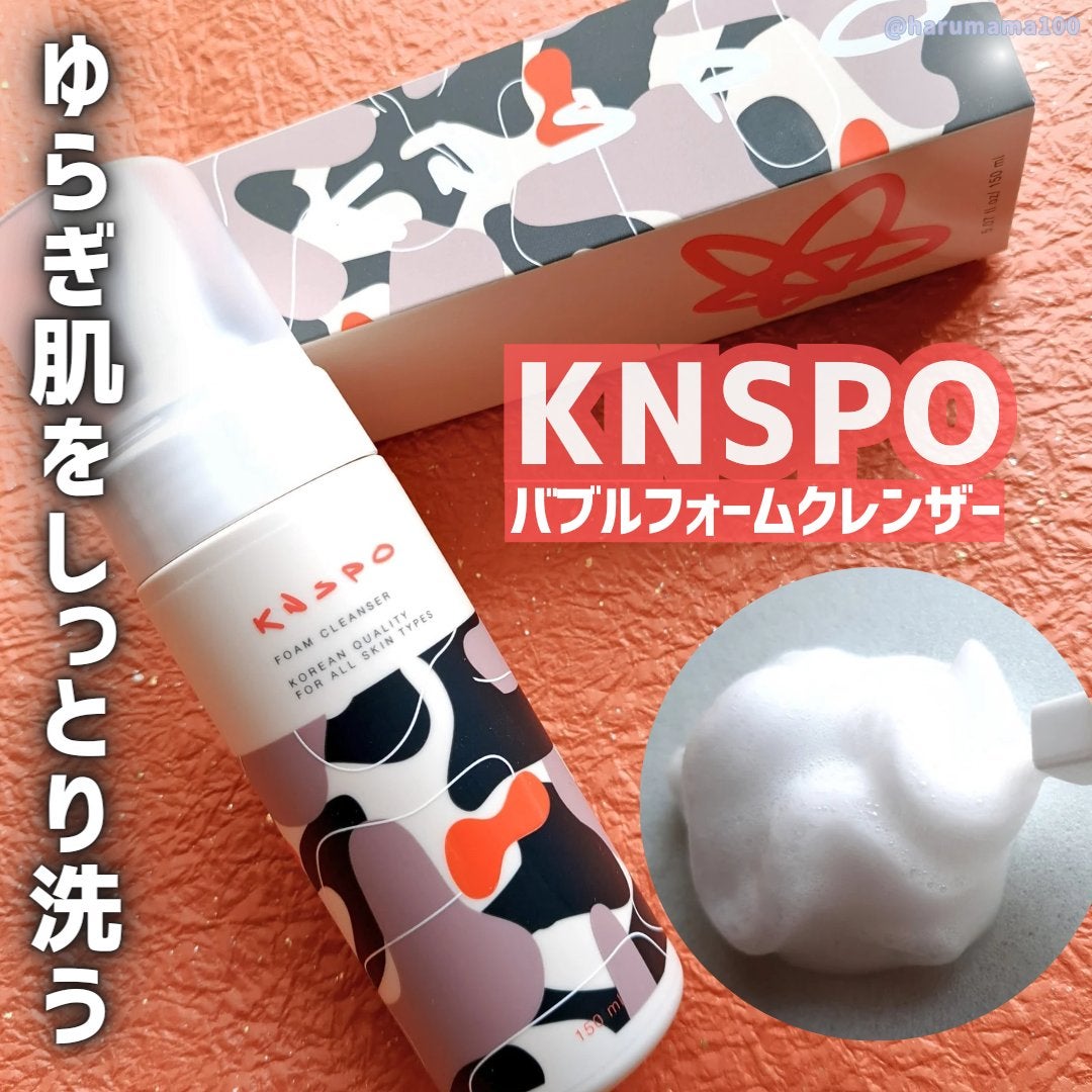 バブルフォームクレンザー/KNSPO/泡洗顔を使ったクチコミ(1枚目)