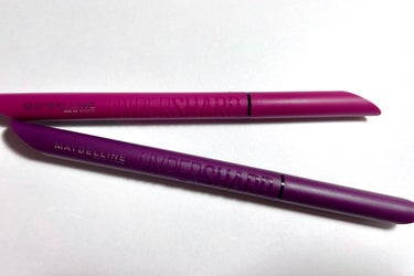 ウルトラカラー アイライナー PU-1 おしゃれな透明感 スモーキーパープル/MAYBELLINE NEW YORK/リキッドアイライナーを使ったクチコミ（3枚目）