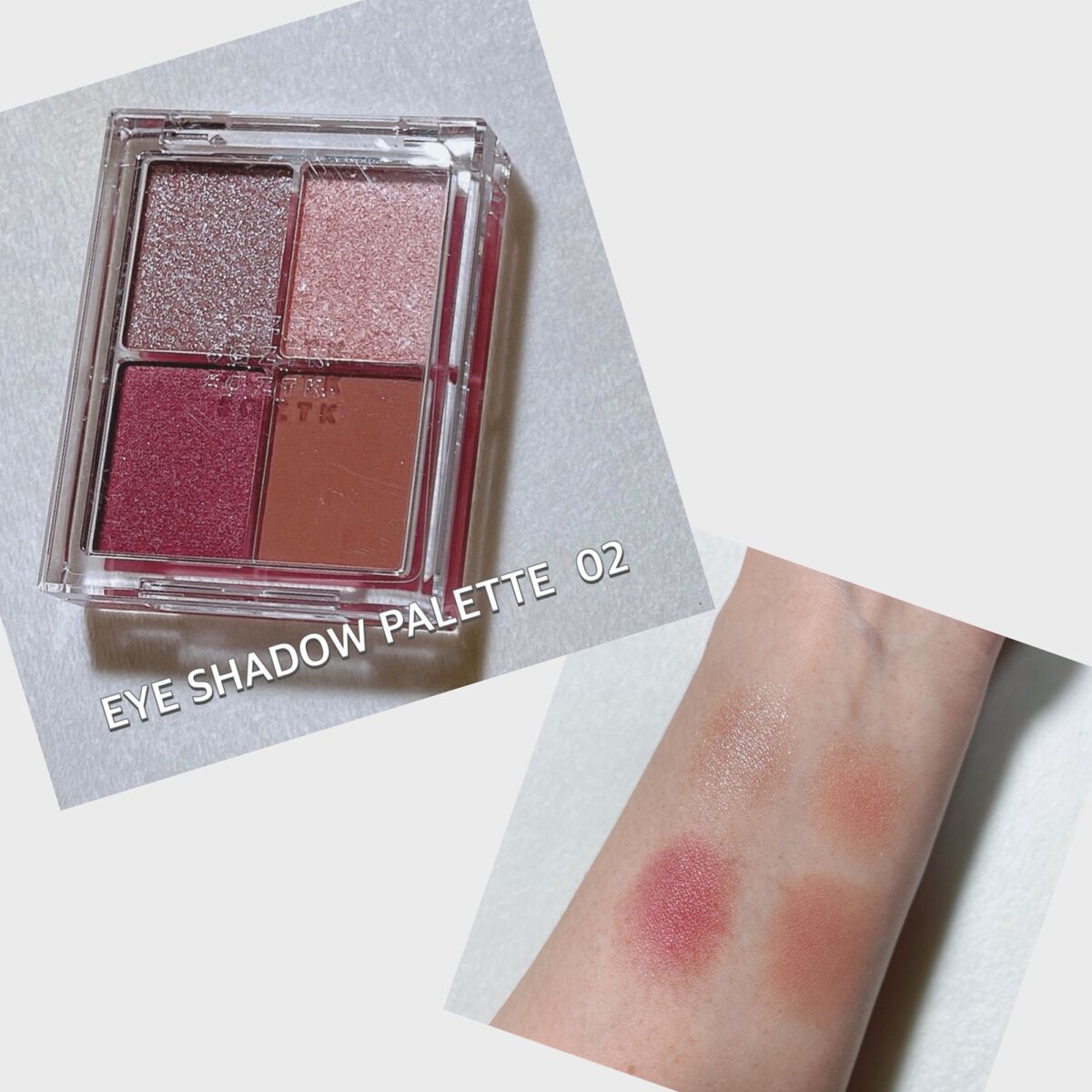 4色アイシャドウパレット/aZTK/アイシャドウパレットを使ったクチコミ（2枚目）