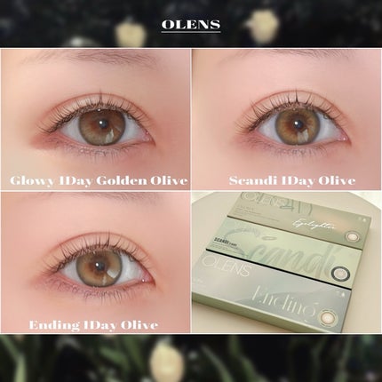 Glowy 1day/OLENS/ワンデー(1DAY)カラコンを使ったクチコミ(2枚目)