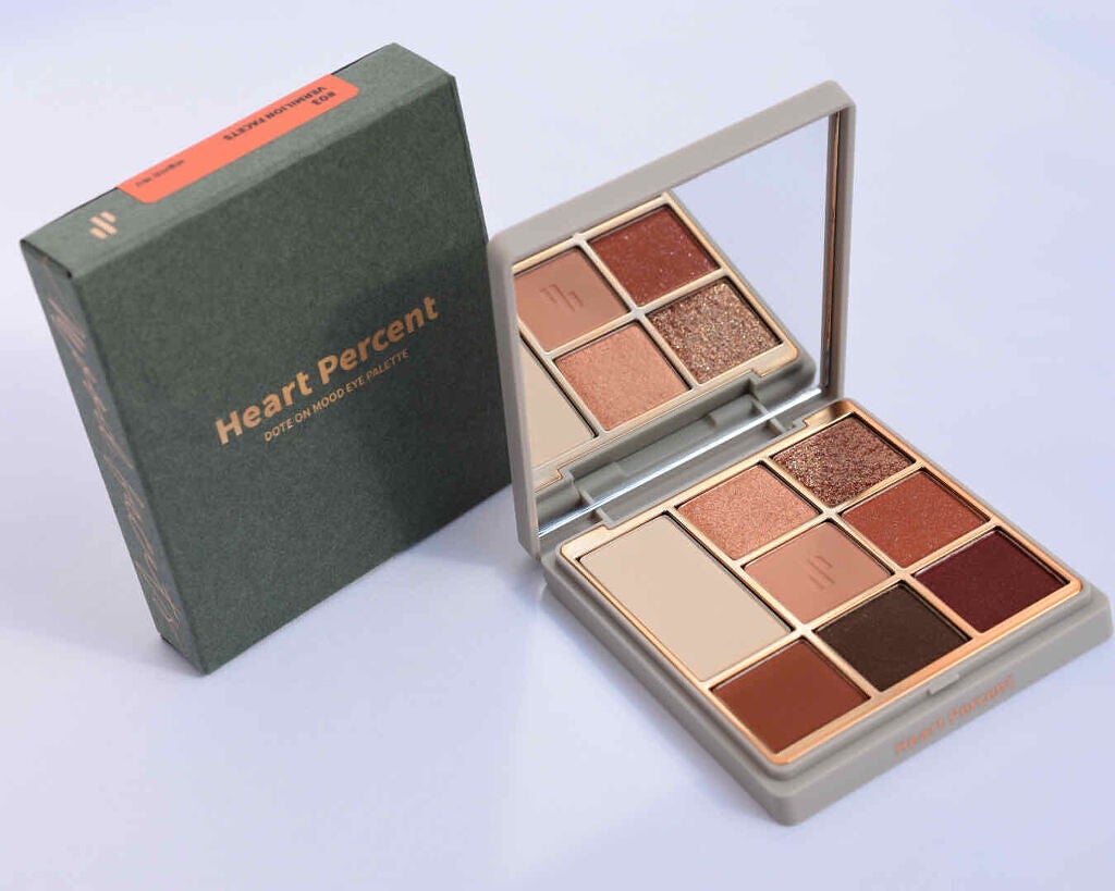 ドットオンムードアイパレット/Heart Percent/アイシャドウパレットを使ったクチコミ(1枚目)