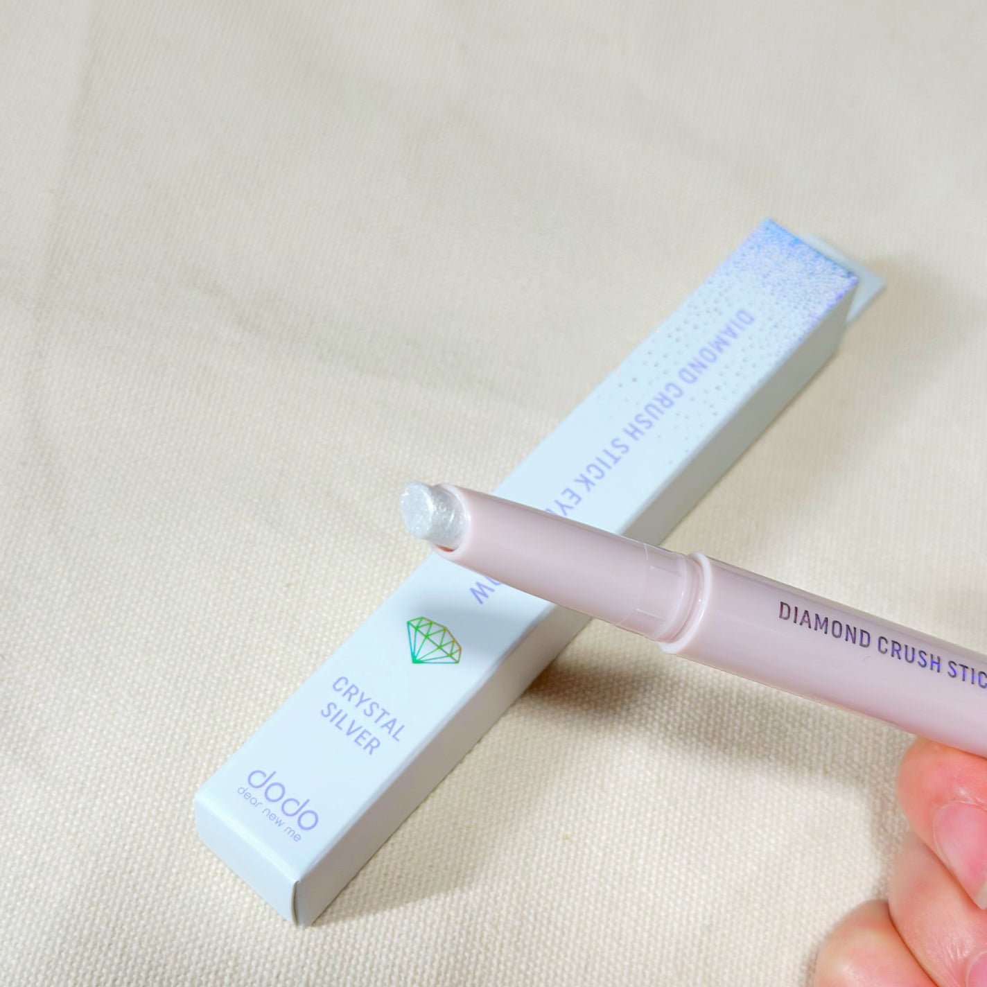 ドド ダイアモンドクラッシュスティック/ドド/スティックアイシャドウを使ったクチコミ(6枚目)