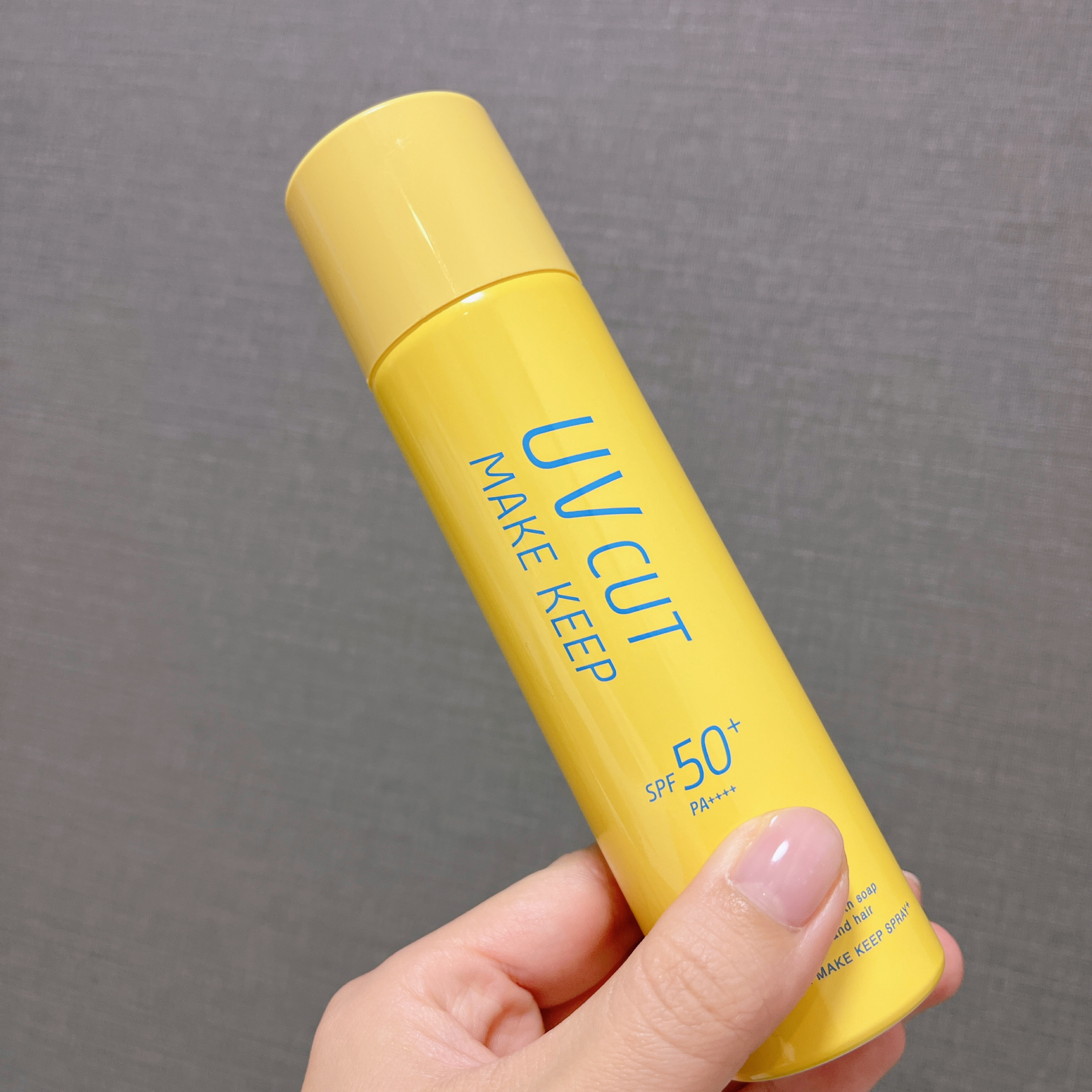 UVカット＆メイクキープスプレー+ /shushupa!/日焼け止めミスト・スプレーを使ったクチコミ（2枚目）