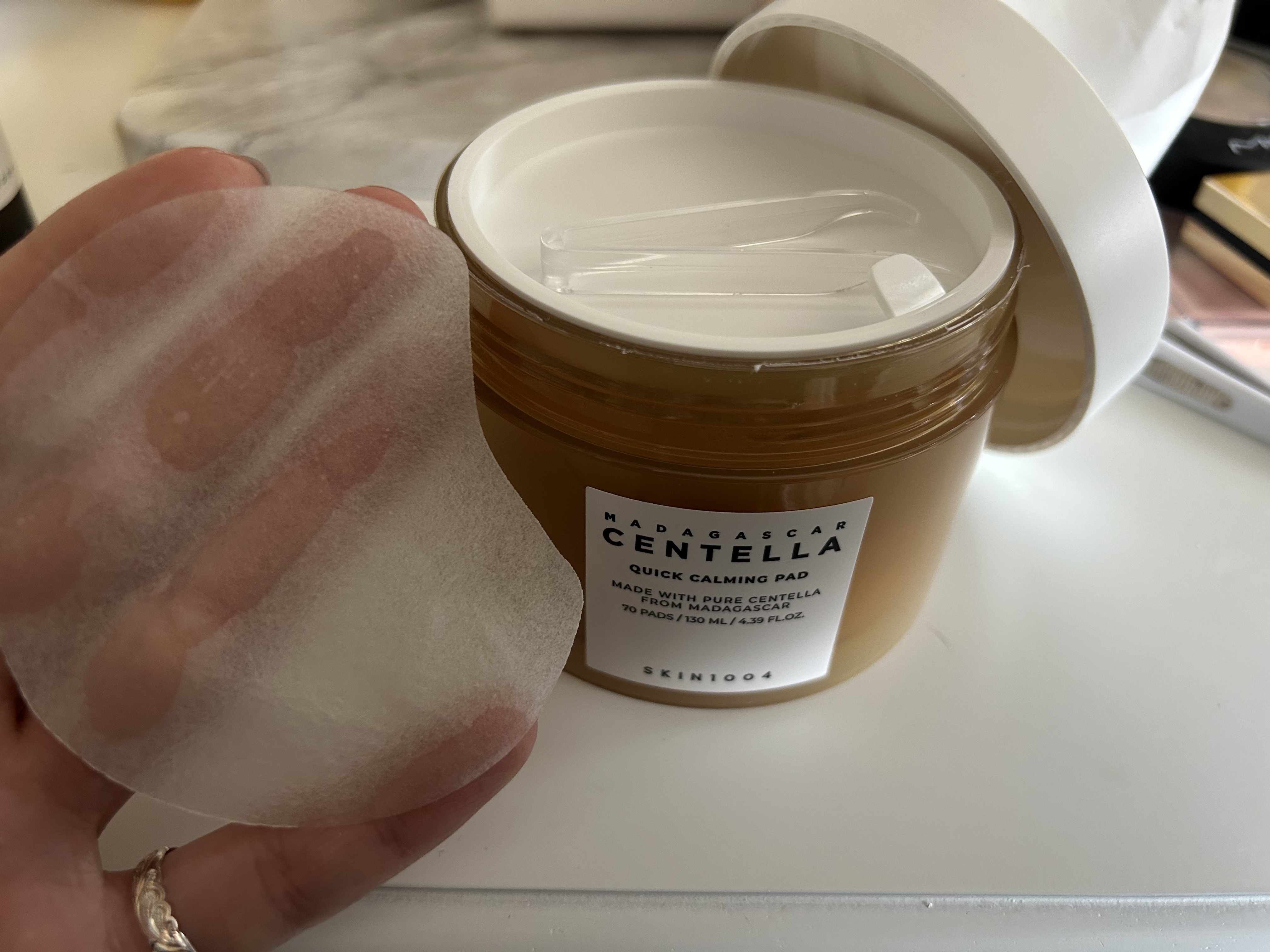 センテラ クイックカーミングパッド/SKIN1004/トナーパッドを使ったクチコミ（1枚目）