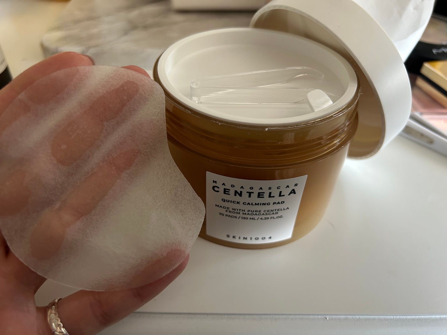 センテラ クイックカーミングパッド/SKIN1004/トナーパッドを使ったクチコミ(1枚目)
