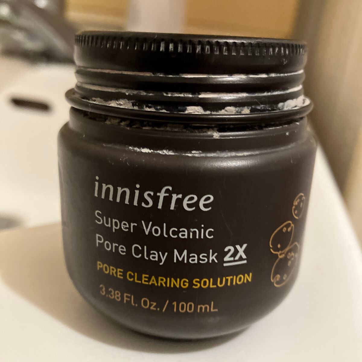 スーパーヴォルカニック ポア クレイマスク/innisfree/洗い流すパック・マスクを使ったクチコミ(1枚目)