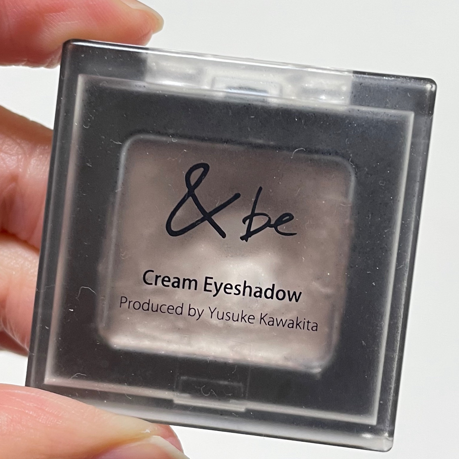 &be クリームアイシャドウ グレイッシュブラウン/＆be/ジェル・クリームアイシャドウを使ったクチコミ（2枚目）