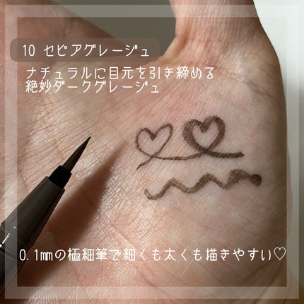 ラスティングリキッドライナー/キャンメイク/リキッドアイライナーを使ったクチコミ(2枚目)