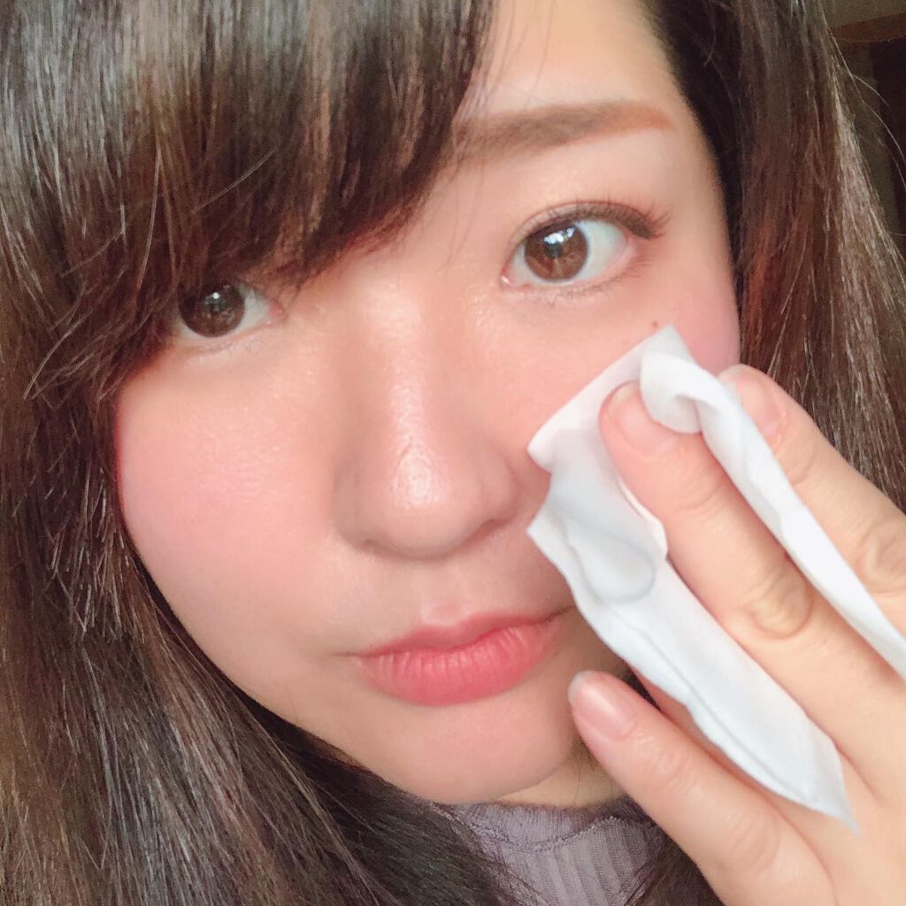 メイクの上からリフレッシュシート うるおいしっとりタイプ/ビオレ/フェイスシートを使ったクチコミ(6枚目)