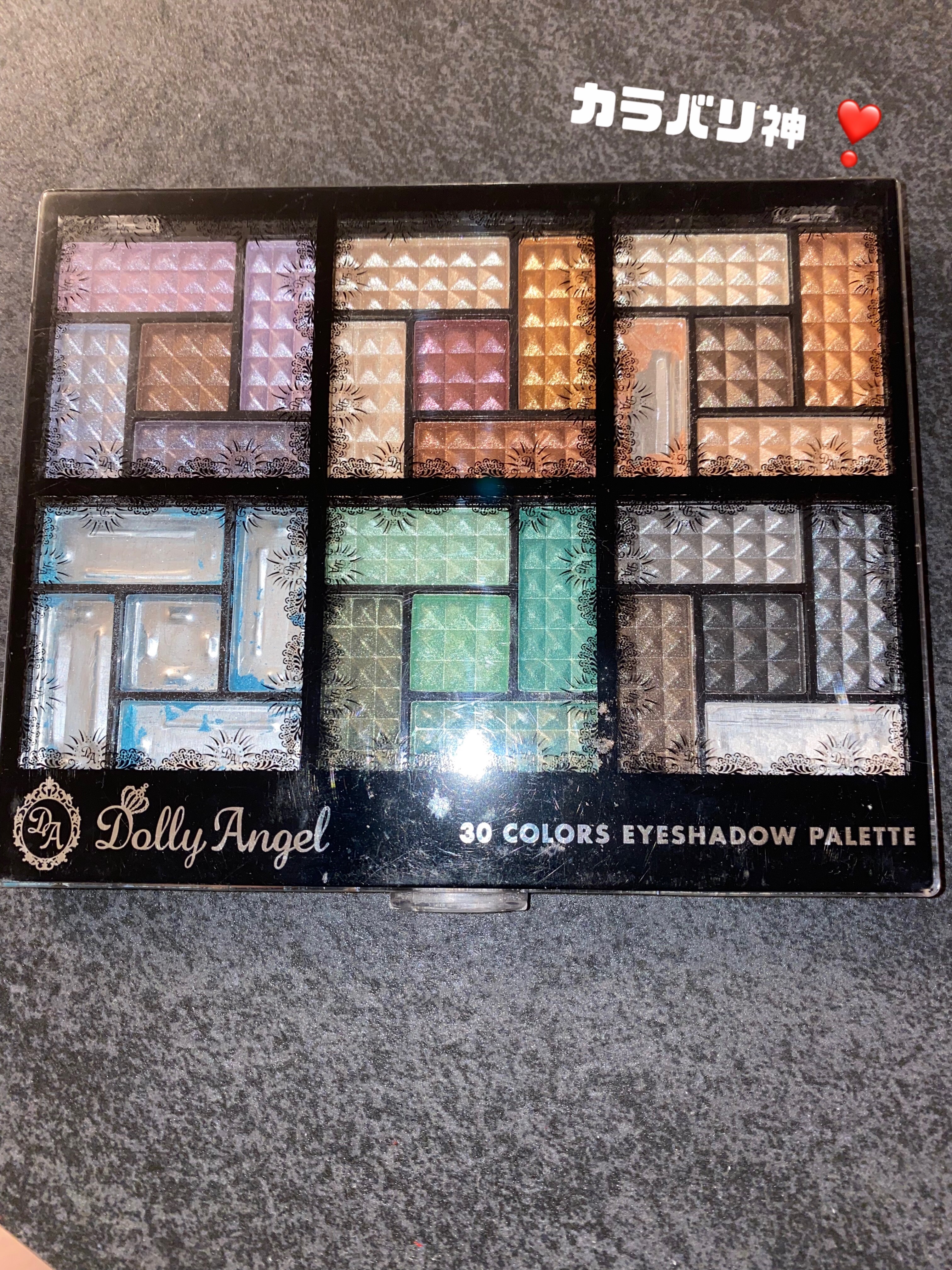 30COLORSEYESHADOWPALETTE/Dolly Angel/アイシャドウパレットを使ったクチコミ（1枚目）