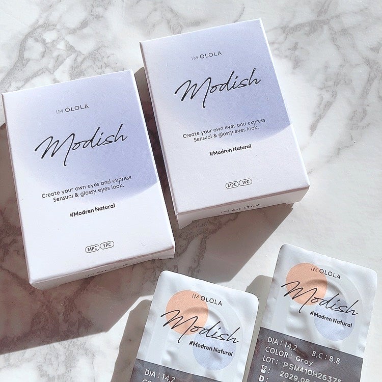 モディッシュ(Modish)マンスリー/OLOLA/1ヶ月(1MONTH)カラコンを使ったクチコミ(4枚目)