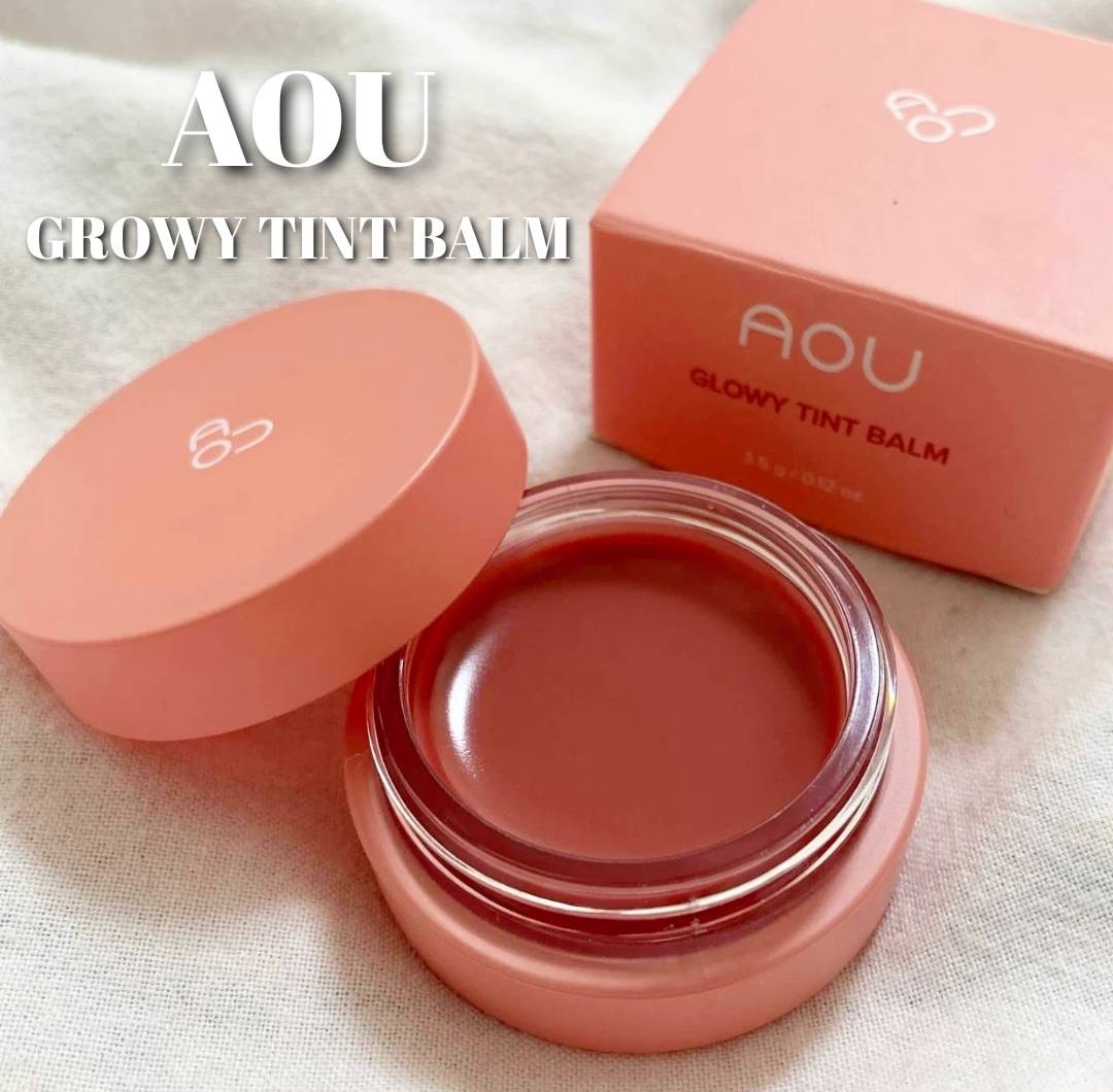 GLOWY TINT BALM/AOU/リップグロスを使ったクチコミ（1枚目）
