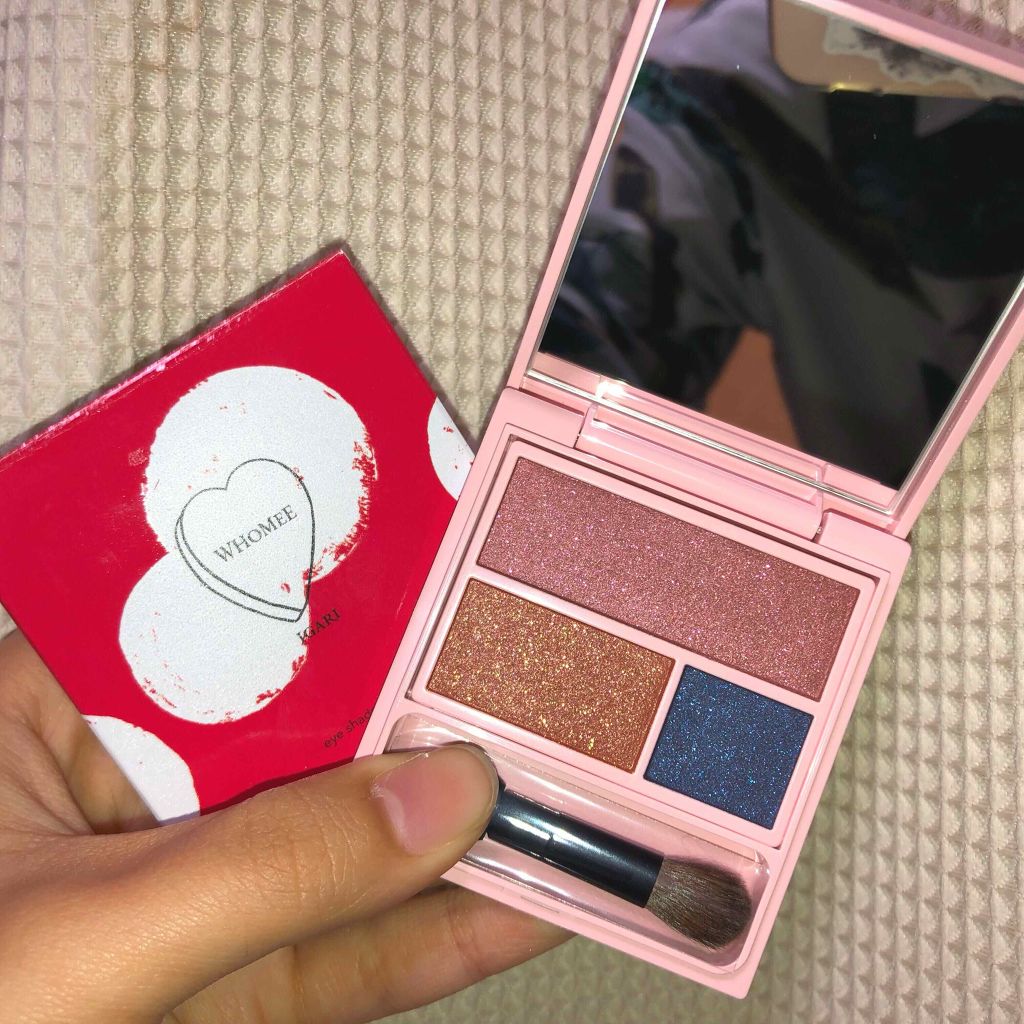 フーミー アイシャドウパレット pansy pink/WHOMEE/アイシャドウパレットを使ったクチコミ（1枚目）