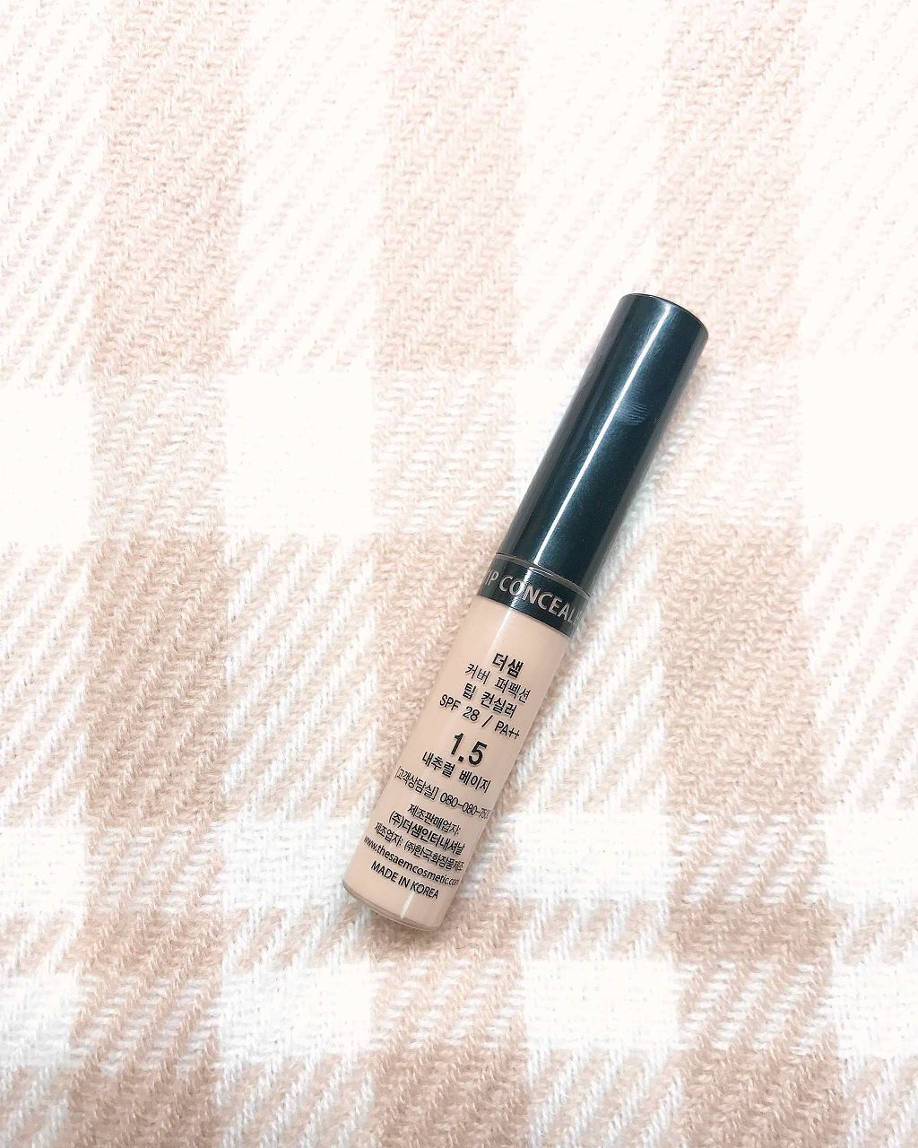 カバーパーフェクション チップコンシーラー/the SAEM/リキッドコンシーラーを使ったクチコミ(2枚目)