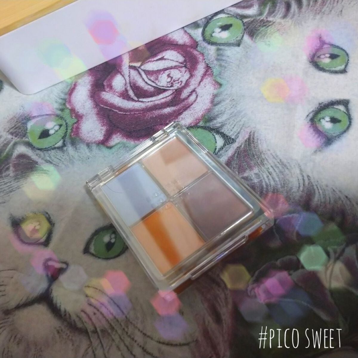 4色アイシャドウパレット/aZTK/アイシャドウパレットを使ったクチコミ(2枚目)