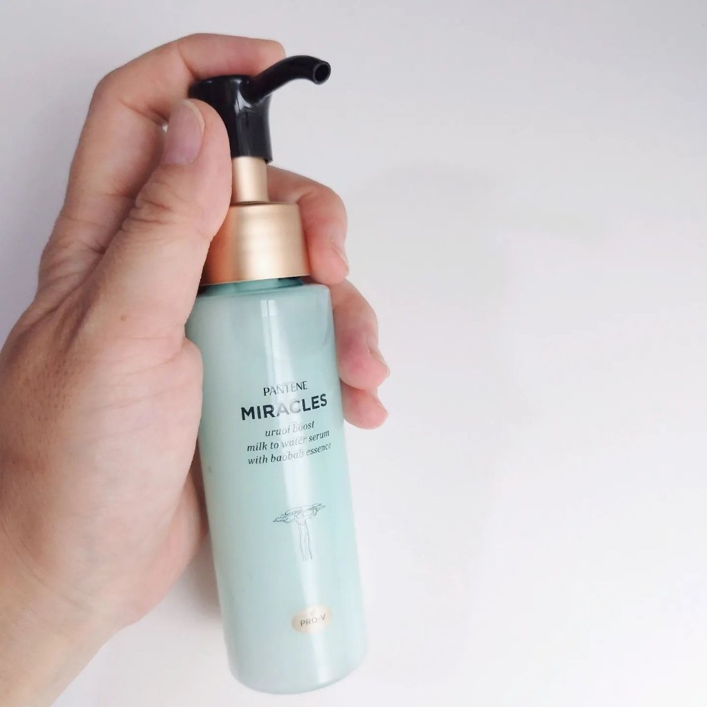 ミラクルズ うるおいブーストミルクウォーターセラム/パンテーン/アウトバストリートメントを使ったクチコミ（2枚目）