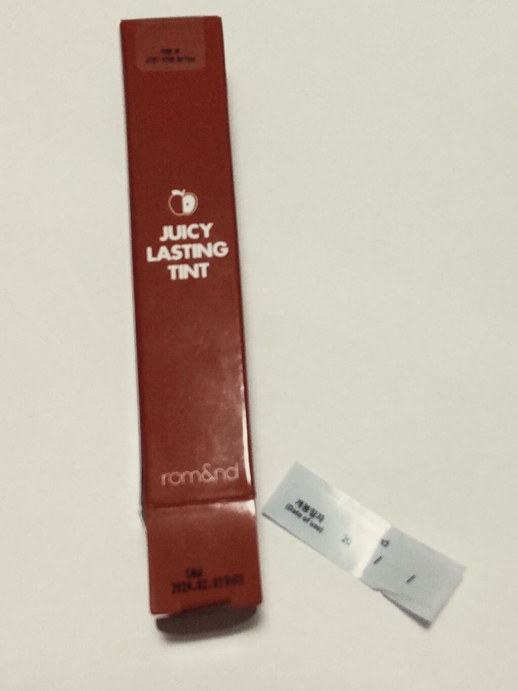ジューシーラスティングティント/rom&nd/リップティントを使ったクチコミ（3枚目）