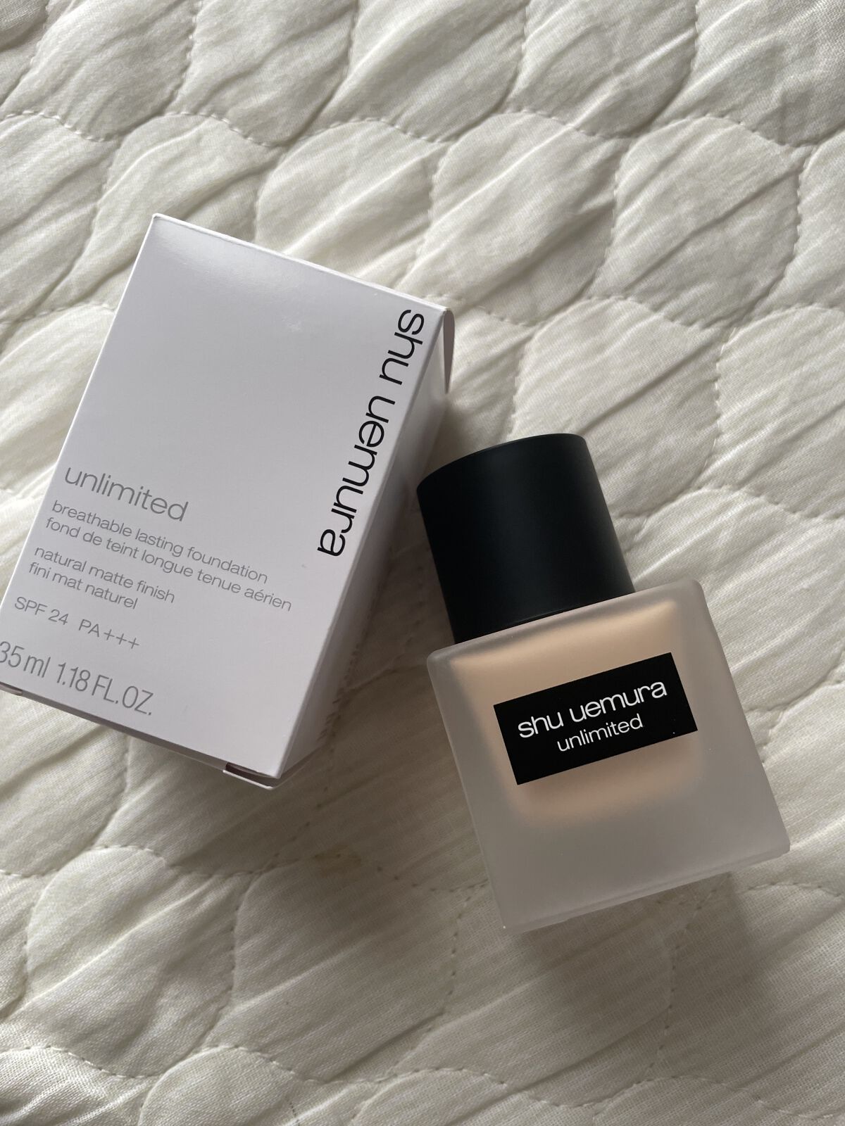 （旧）アンリミテッド ラスティング フルイド/shu uemura/リキッドファンデーションを使ったクチコミ（1枚目）