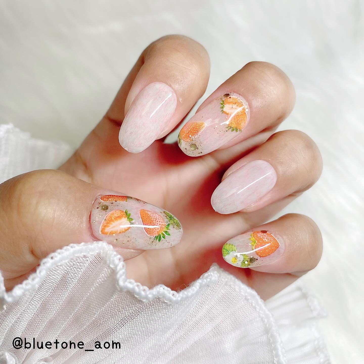 ジェルネイルDA 41 フラッフィー ミックスホワイト/IDATE/ジェルネイルを使ったクチコミ（2枚目）