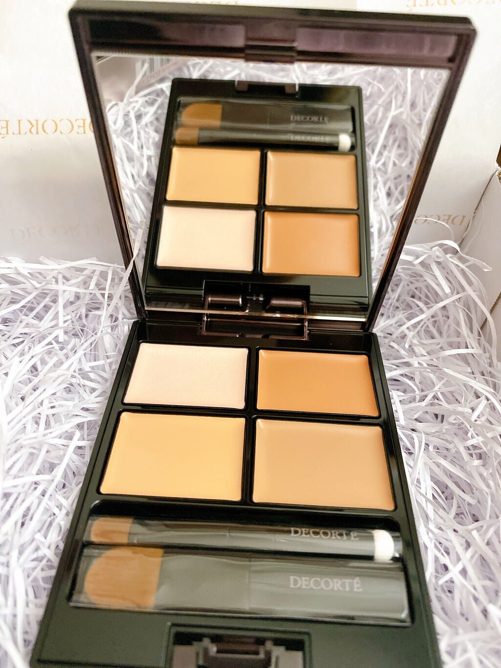 トーンパーフェクティング パレット/DECORTÉ/パレットコンシーラーを使ったクチコミ(2枚目)