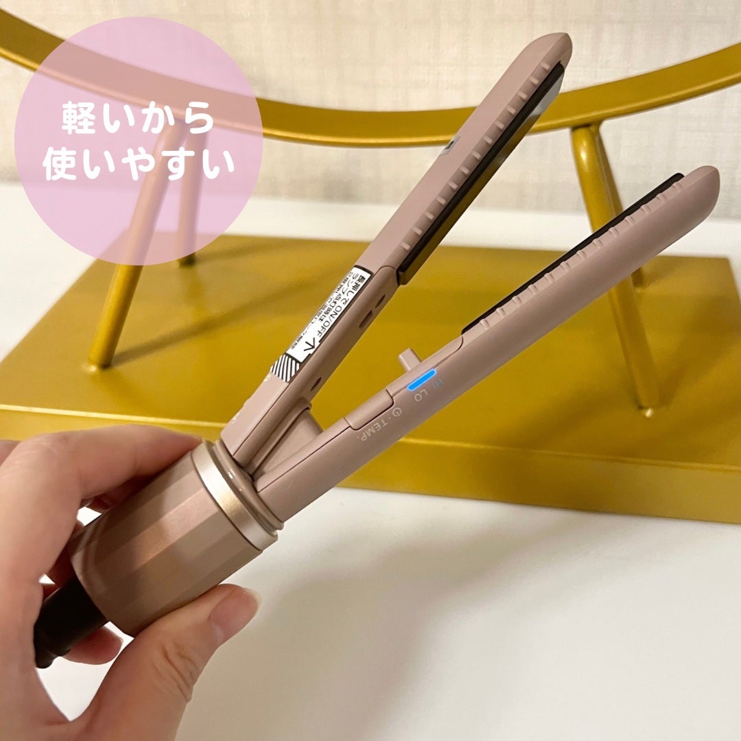 スタイリッシュ モバイルヘアアイロン(MHS-1343)/mod's hair/ストレートアイロンを使ったクチコミ(2枚目)