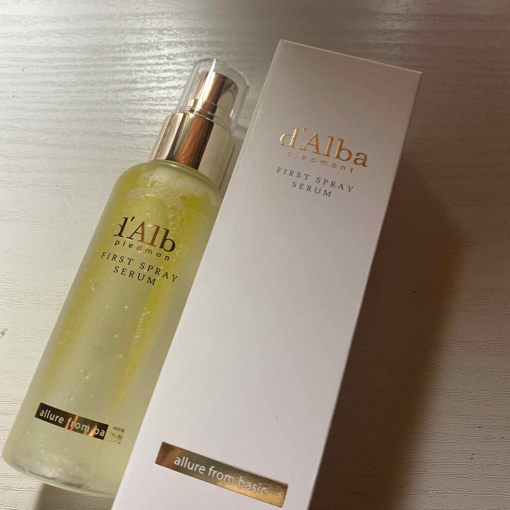 ダルバ ホワイトトリュフファーストスプレーセラム/ダルバ/ミスト状化粧水を使ったクチコミ(1枚目)