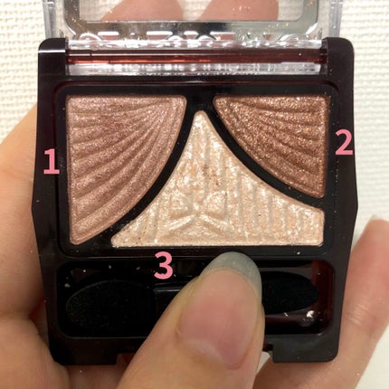 ジューシーピュアアイズ/キャンメイク/アイシャドウパレットを使ったクチコミ(2枚目)