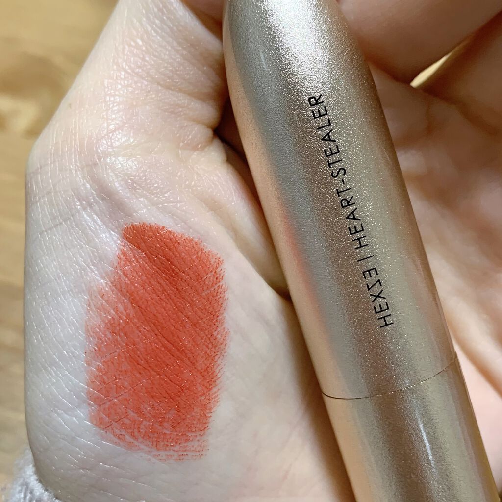 HEXZE「ハートシーフ」ラスティングリップ/HEXZE(ヘックスゼ)/口紅を使ったクチコミ(4枚目)