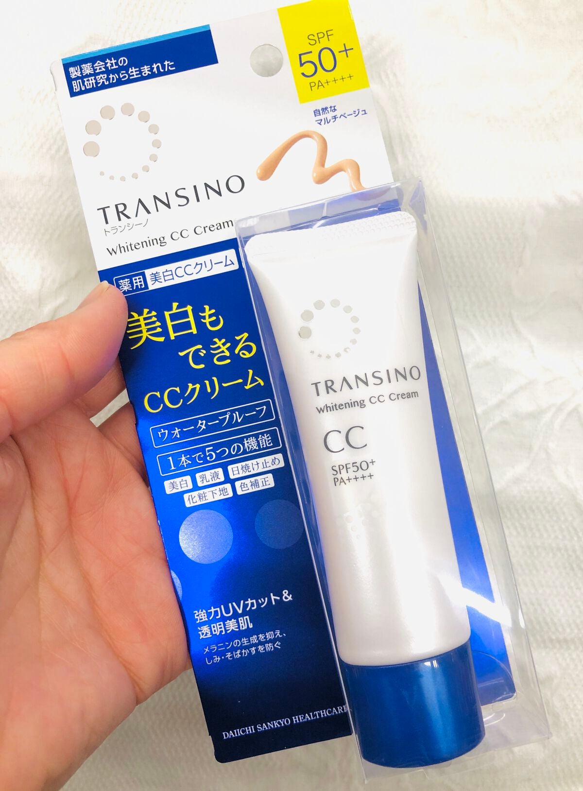 薬用ホワイトニングCCクリーム/トランシーノ/CCクリームを使ったクチコミ(1枚目)