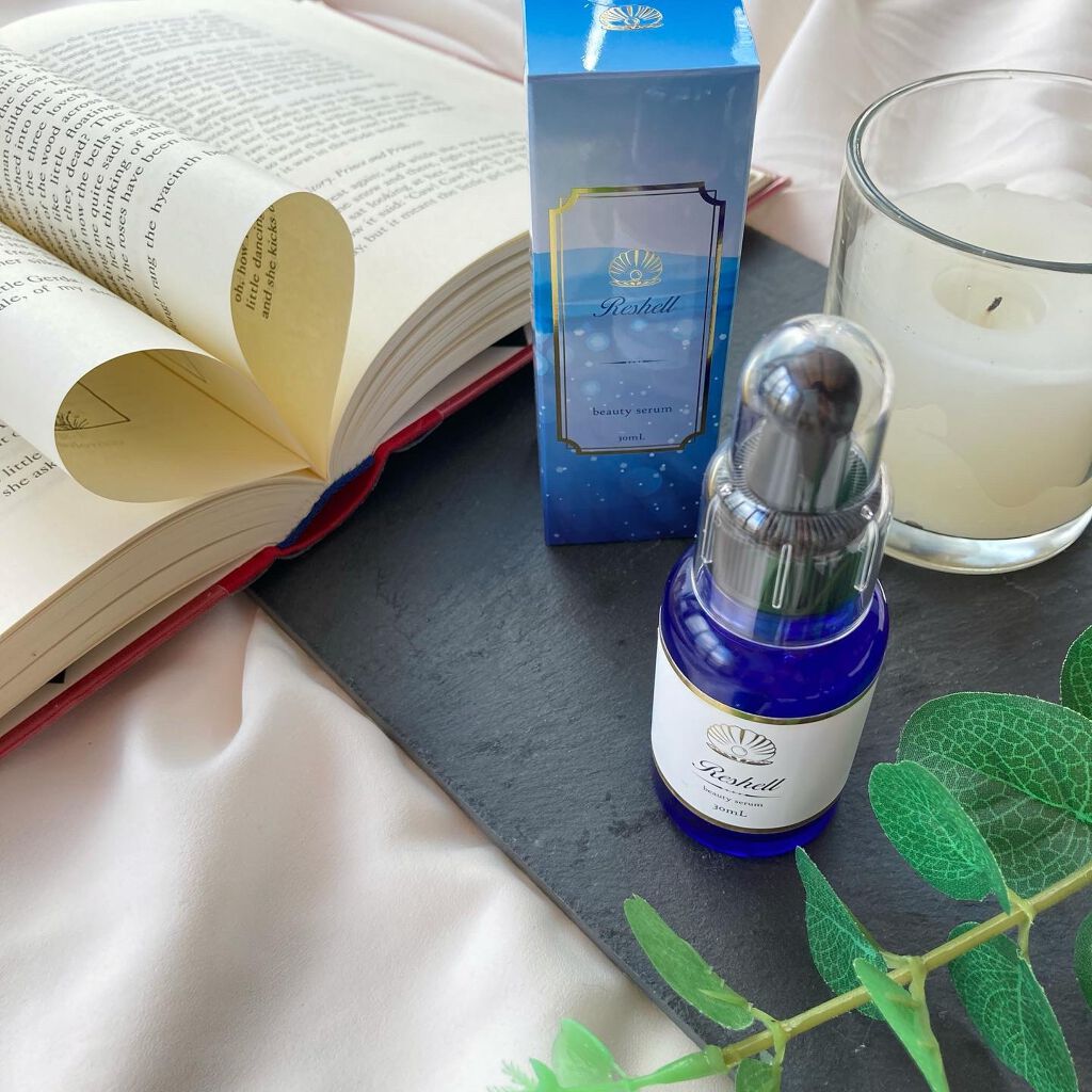 Rie_beauty on LIPS 「Reshellの美容液.自粛中のおうち時間中はゆっくりとス..」(1枚目)