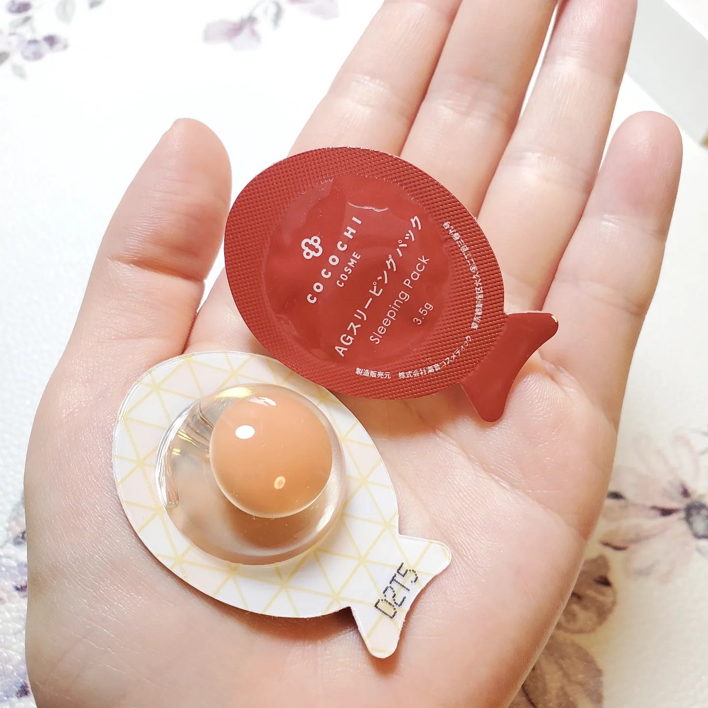 ココチ AG スリーピングパック N/COCOCHI/フェイスクリームを使ったクチコミ（2枚目）
