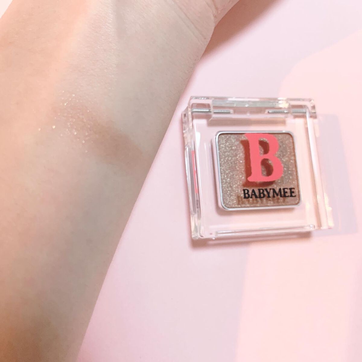 ニュアンスカラー シャドウ/BABYMEE/単色アイシャドウを使ったクチコミ（2枚目）