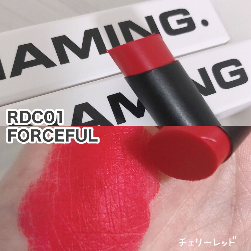 スマッジセミマットリップスティック/NAMING./口紅を使ったクチコミ(4枚目)