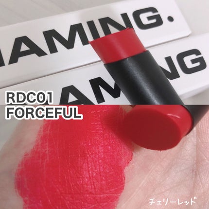 スマッジセミマットリップスティック/NAMING./口紅を使ったクチコミ(4枚目)