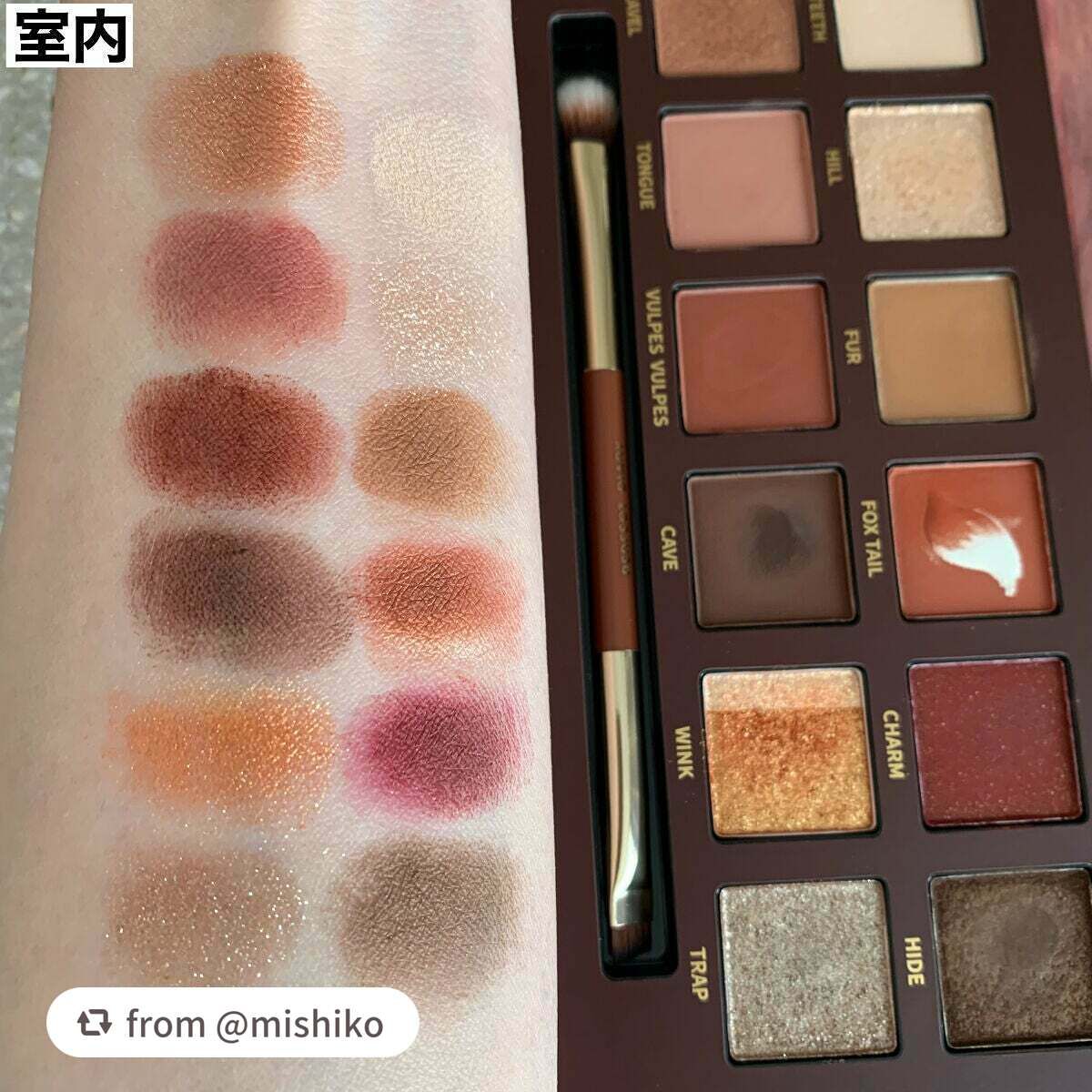 エクスプローラ12色 動物アイシャドウパレット/PERFECT DIARY/アイシャドウパレットを使ったクチコミ(4枚目)