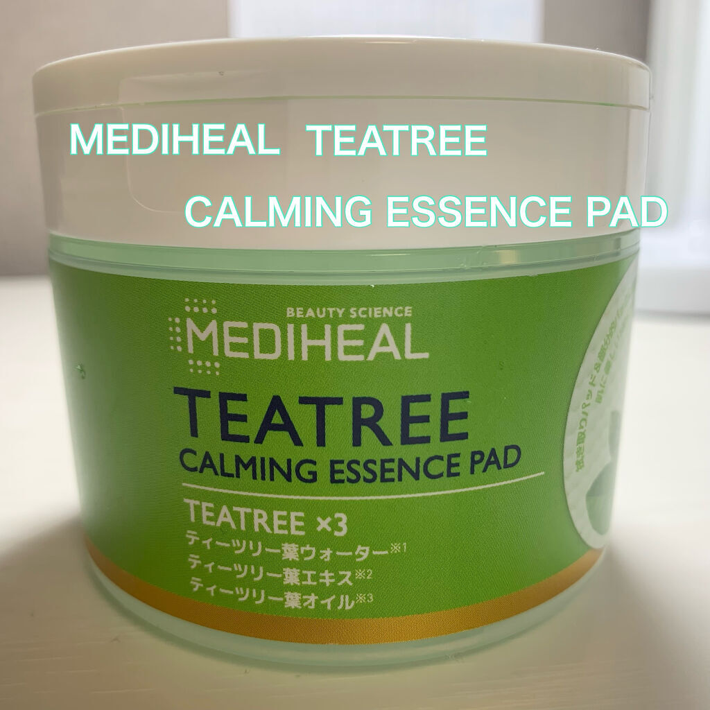 ティーツリーカーミングエッセンスパッド/MEDIHEAL/トナーパッドを使ったクチコミ（1枚目）