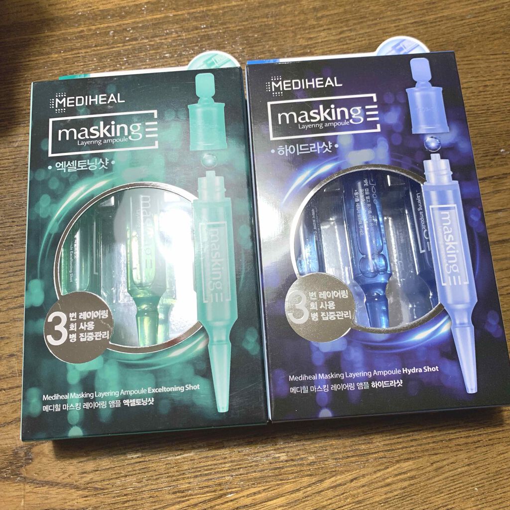 マスキング レイアリング アンプル /MEDIHEAL/美容液を使ったクチコミ(1枚目)