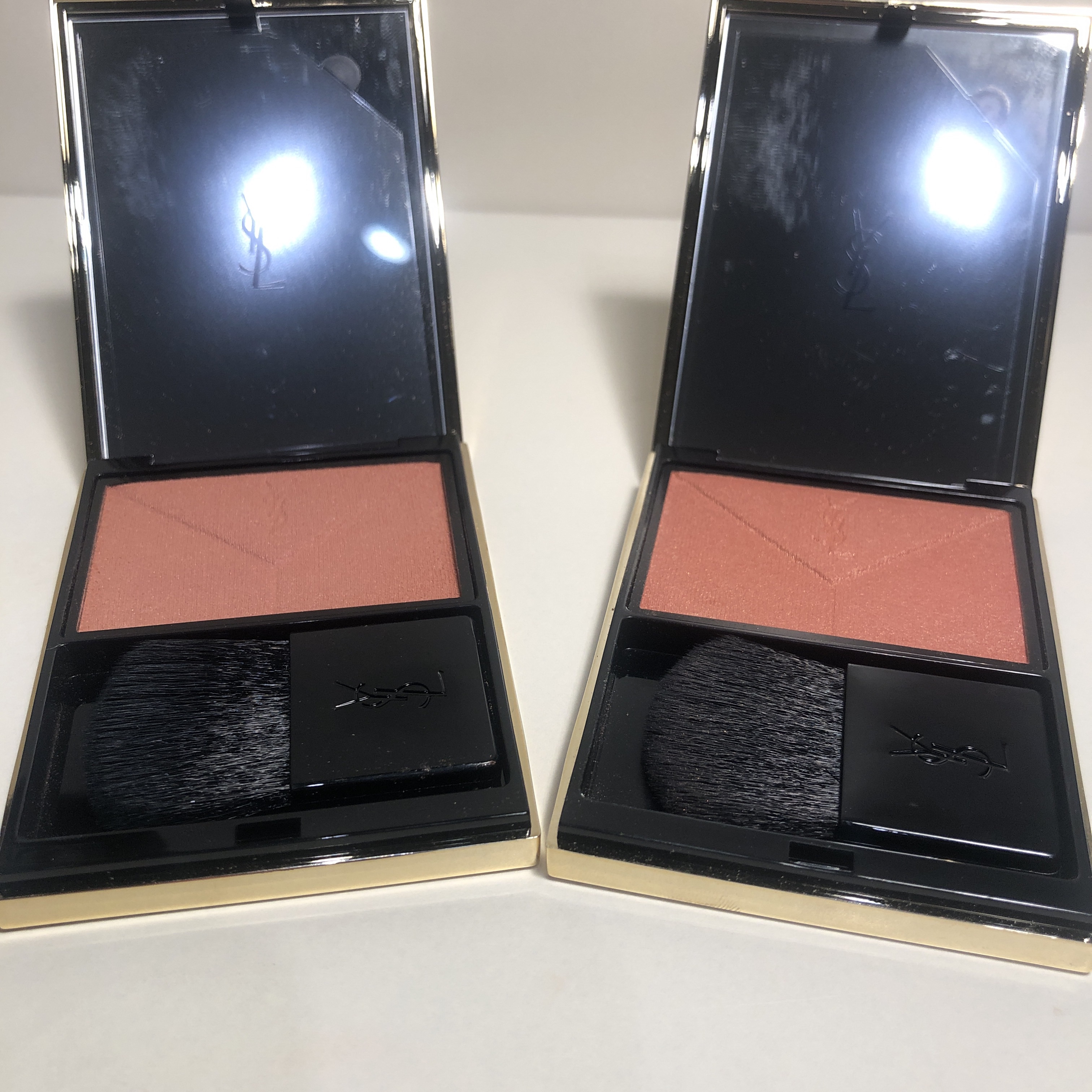 ブラッシュクチュール No.4 コライユ リヴゴーシュ/YVES SAINT LAURENT BEAUTE/パウダーチークを使ったクチコミ（3枚目）