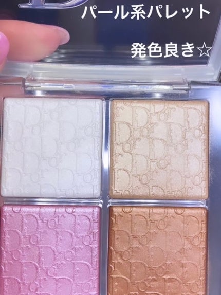 ディオール バックステージ フェイス グロウ パレット/Dior/ハイライトを使ったクチコミ(3枚目)
