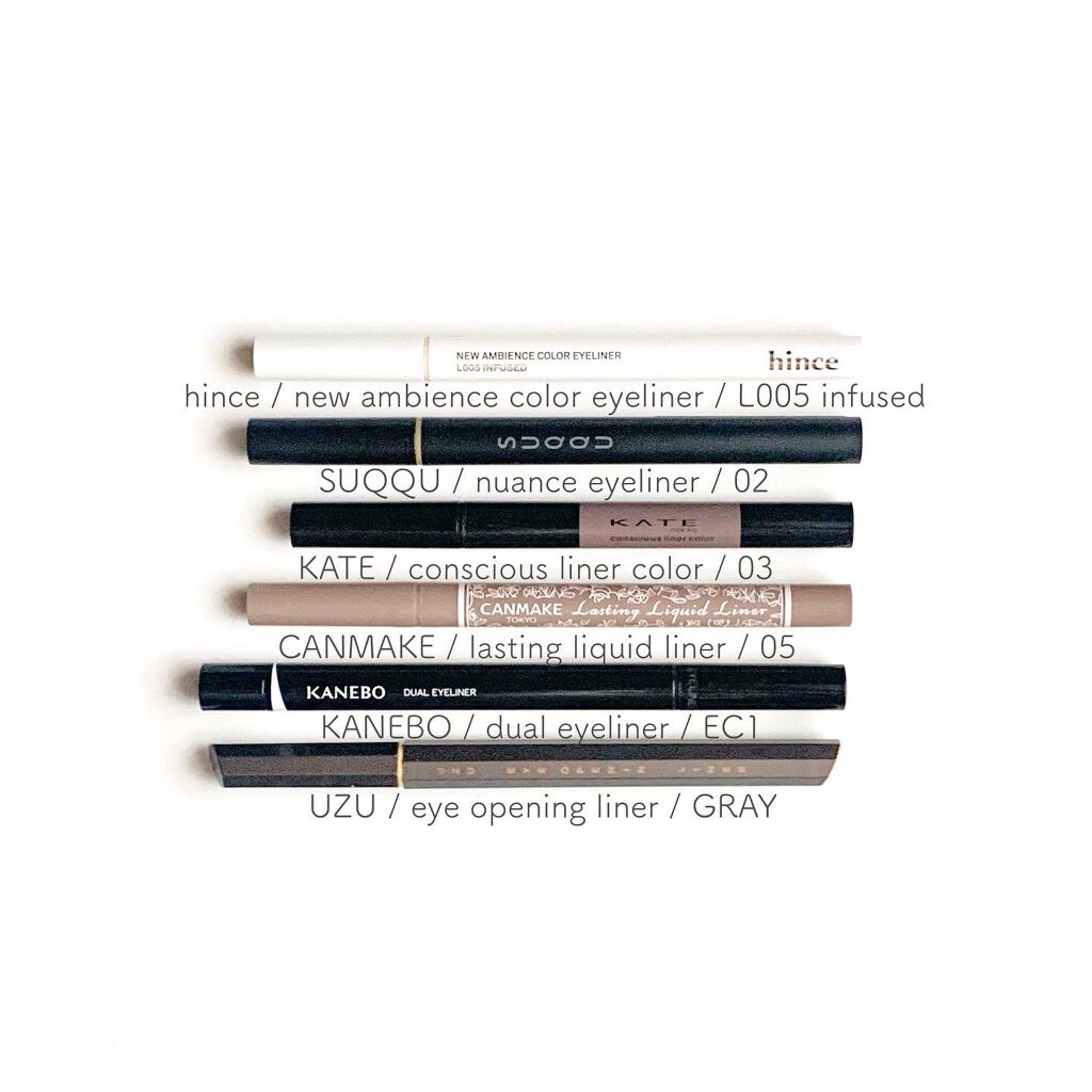 ニューアンビエンスカラーアイライナー インフューズド/hince/リキッドアイライナーを使ったクチコミ（2枚目）