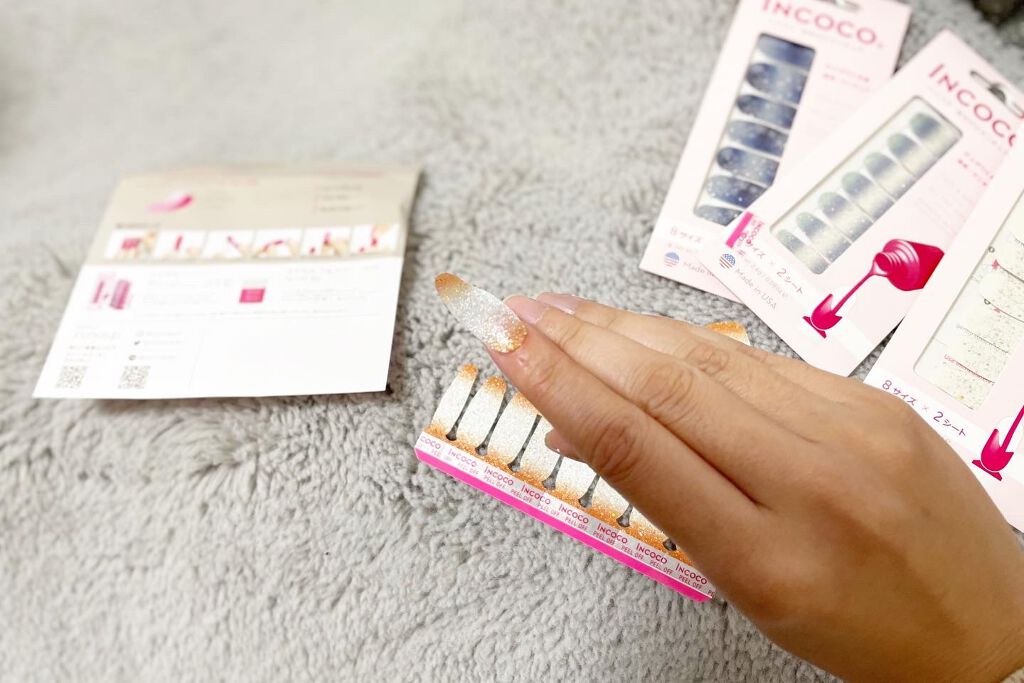 INCOCO インココ マニキュアシート/インココ/ネイルシールを使ったクチコミ(3枚目)