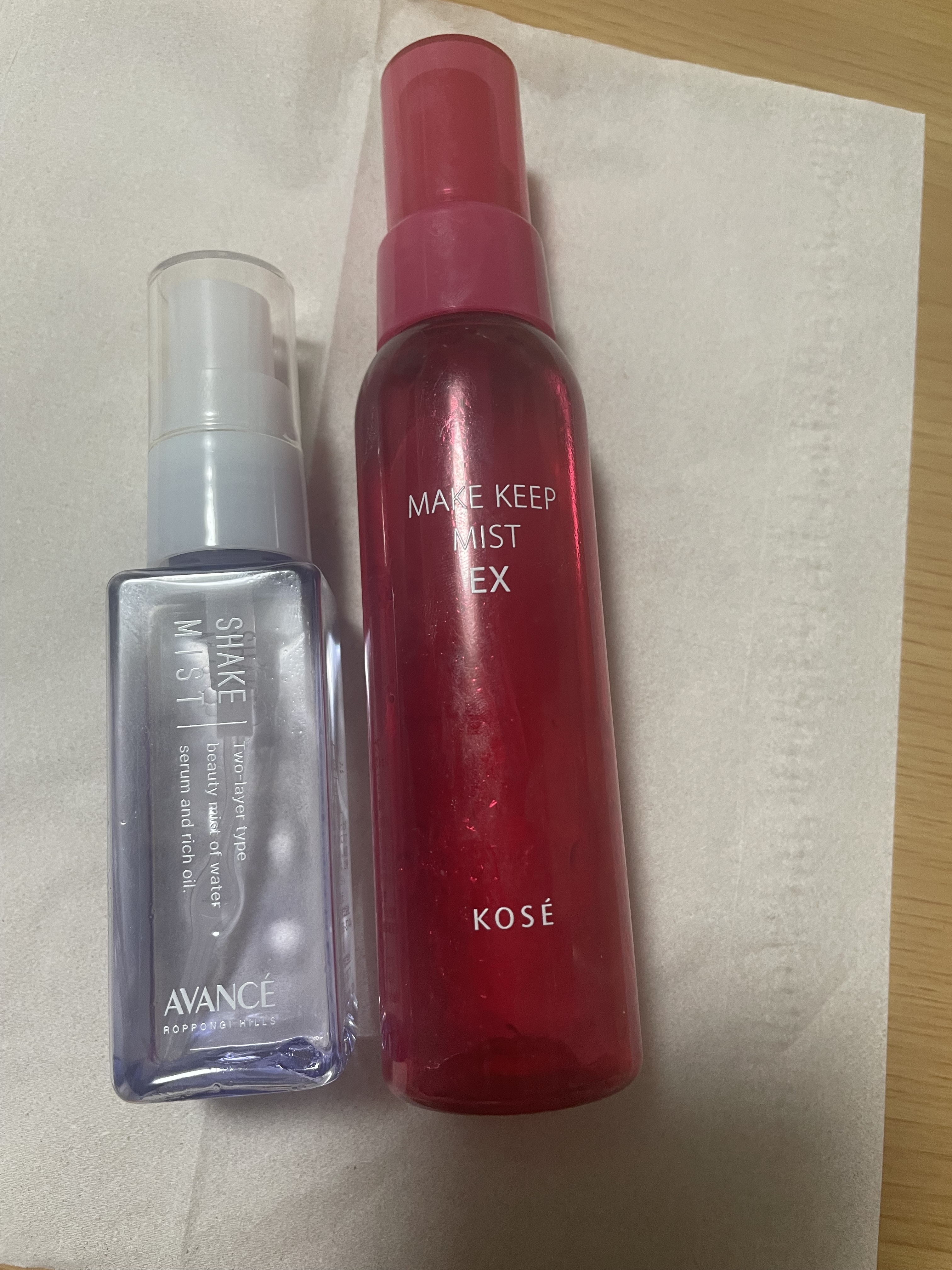 アヴァンセ シェイクミスト しっとり/アヴァンセ/ミスト状化粧水を使ったクチコミ（1枚目）