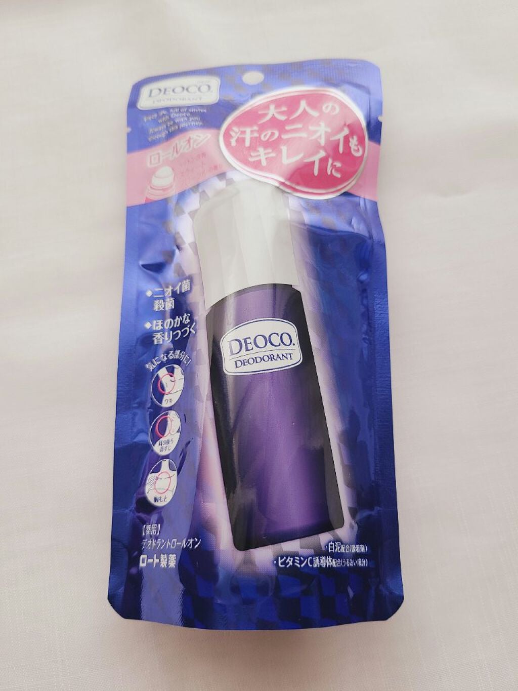 薬用デオドラントロールオン/DEOCO(デオコ)/デオドラント・制汗剤を使ったクチコミ(2枚目)