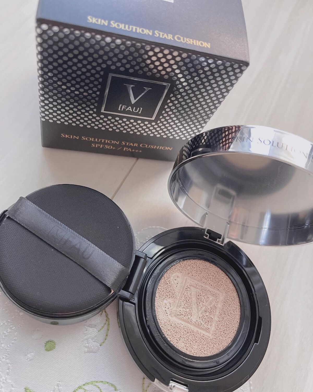 スキンソリューションスタークッション/FAU/クッションファンデーションを使ったクチコミ(2枚目)