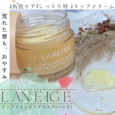 リップスリーピングマスク バニラ/LANEIGE/リップケア・リップクリームを使ったクチコミ（1枚目）