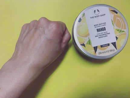 ボディバター マンゴー/THE BODY SHOP/ボディクリームを使ったクチコミ(5枚目)