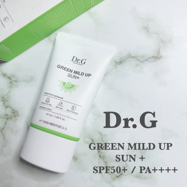 いつもご覧頂きありがとうございます♥️

本日は

Dr.G

GREEN MILD UP SUN +
　SPF50+ / PA++++

@dr.g_official_jp 

・

韓国では日焼け止