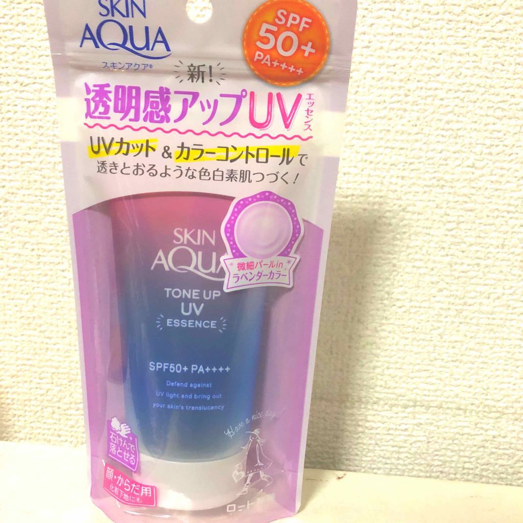 スキンアクア トーンアップUVエッセンス/スキンアクア/日焼け止めクリームを使ったクチコミ(1枚目)