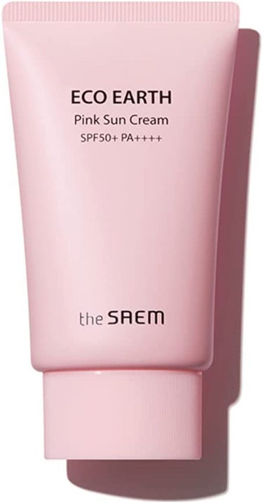 the SAEM Eco Earth Pink Sun Cream