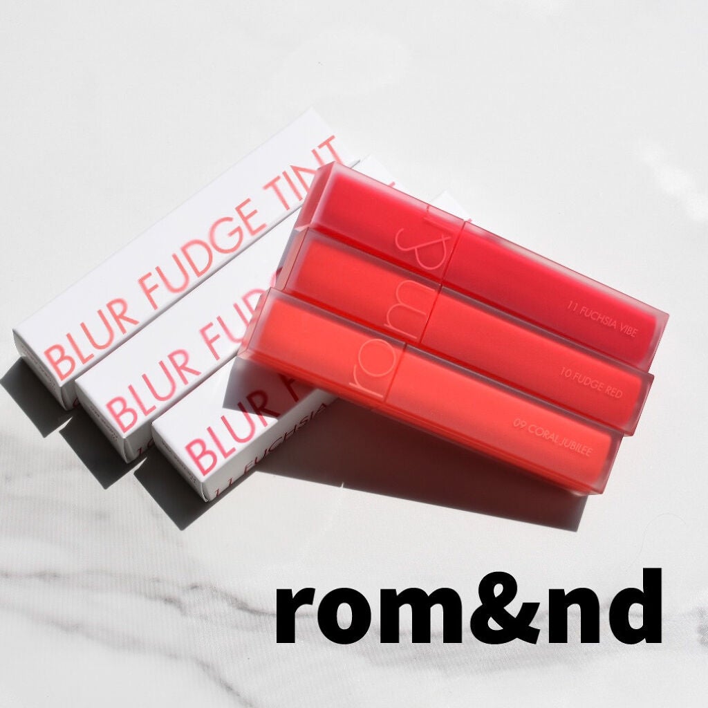 rom&nd ブラーファッジティント/rom&nd/リップティントを使ったクチコミ(1枚目)